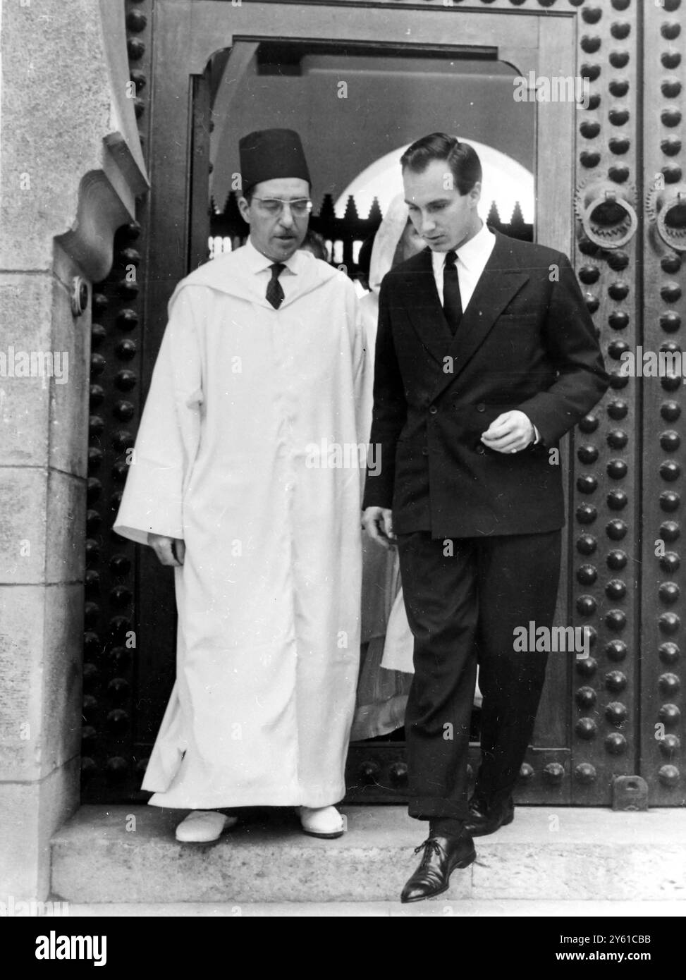 KHAN AGA KARIM PARIS MOSQUE /  24 MAY 1960 Stock Photo