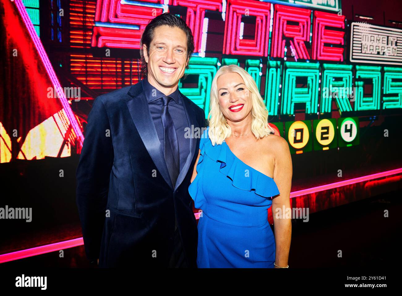 Vernon Kay and Denise van Outen Stock Photo