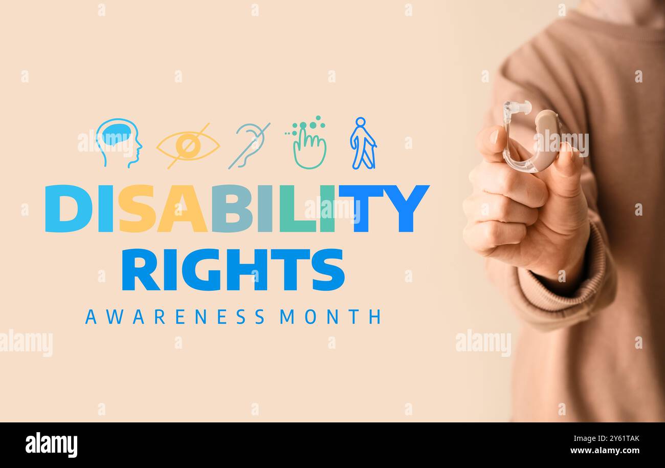 Disability Rights Awareness Disability rights awareness month hi-res stock photography and images ...