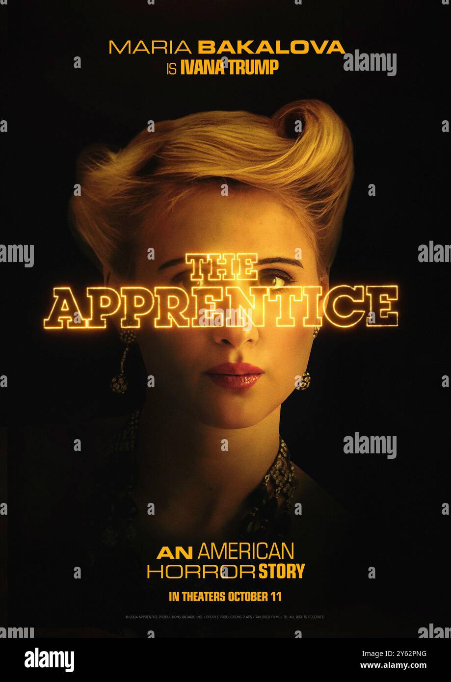 THE APPRENTICE, character poster, Maria Bakalova as Ivana Trump, 2024