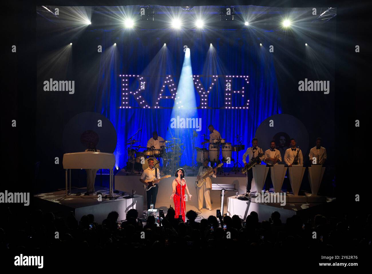 EDITORIAL USE ONLY RAYE performs in front of an intimate crowd at a ...