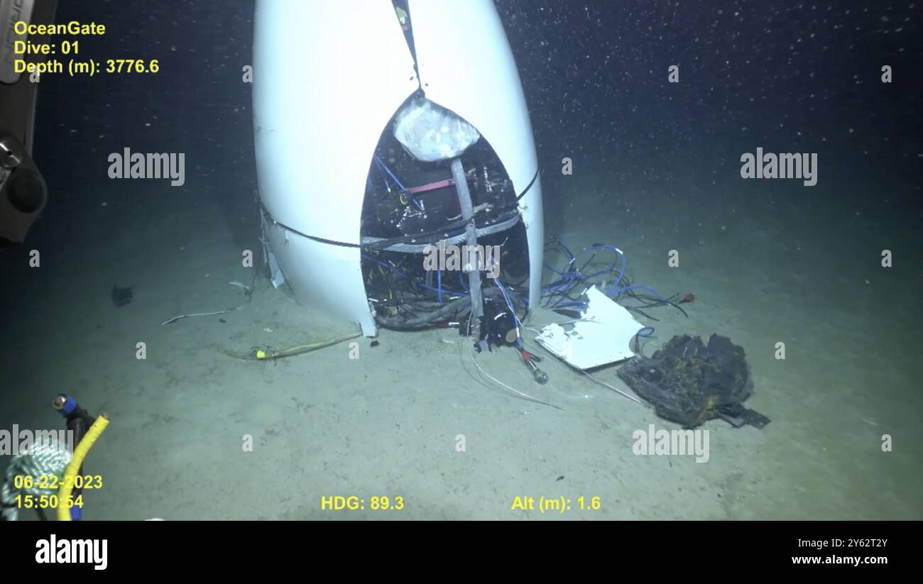 First Titanic Rov September 16, 2024: Authorities have released the first images of what ...