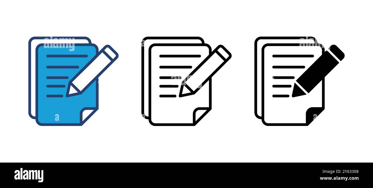 Note icon vector. notepad icon vector Stock Vector