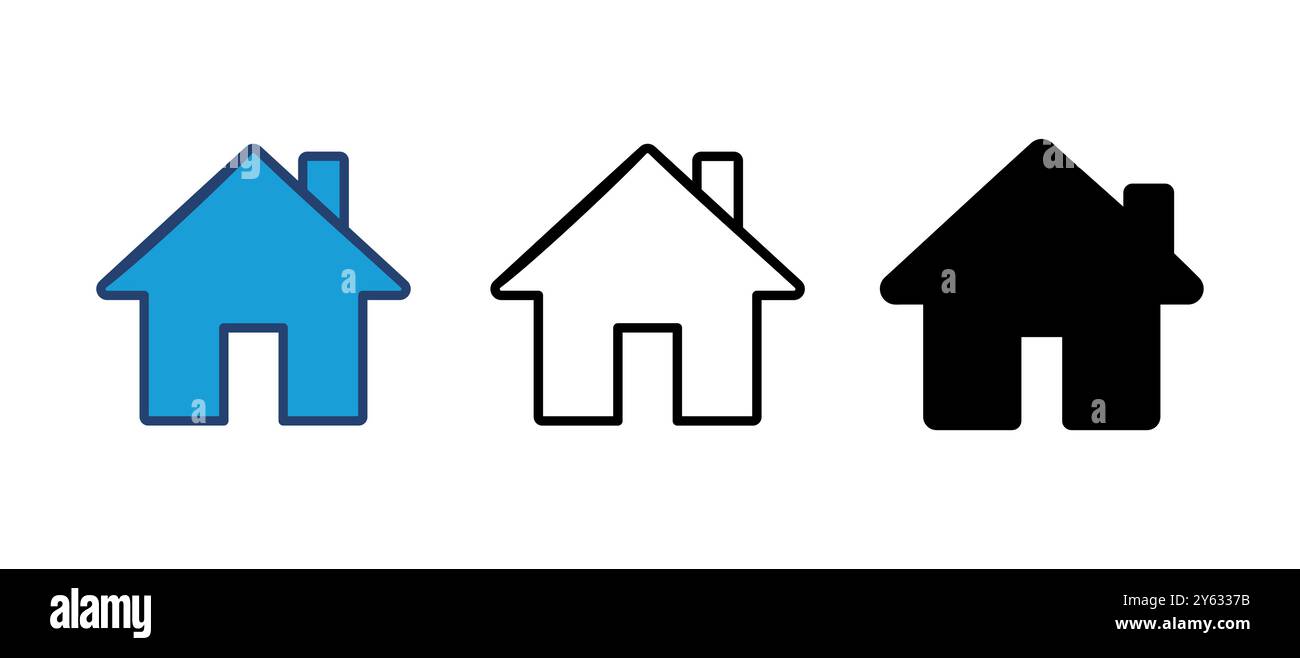 House icon vector. Home icon vector Stock Vector