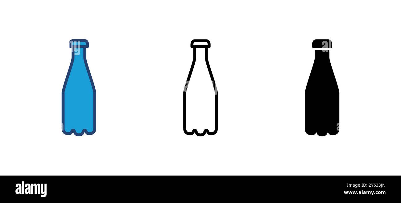 Bottle icon vector. bottle vector icon Stock Vector