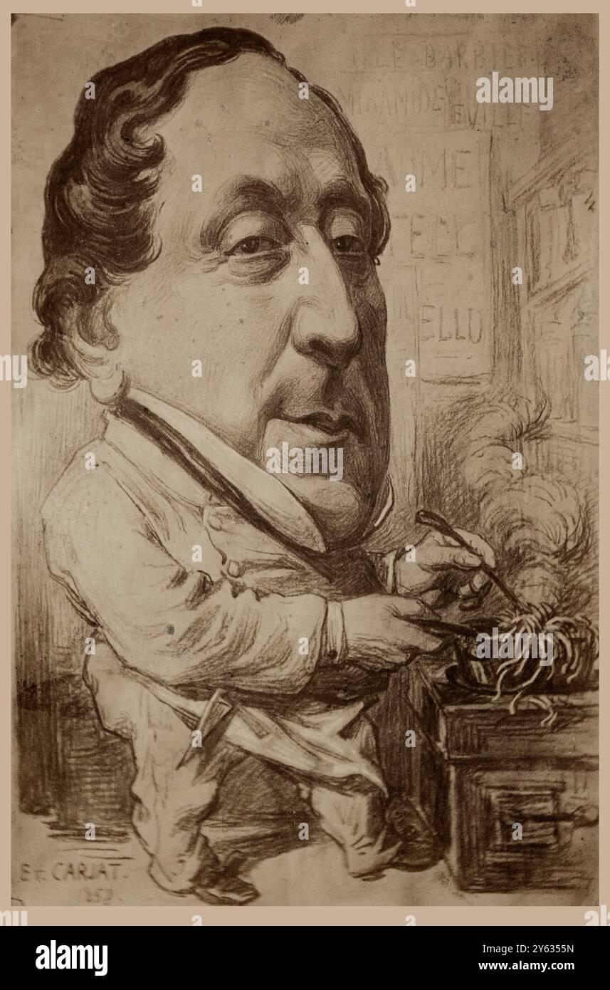 Rossini caricature hi-res stock photography and images - Alamy