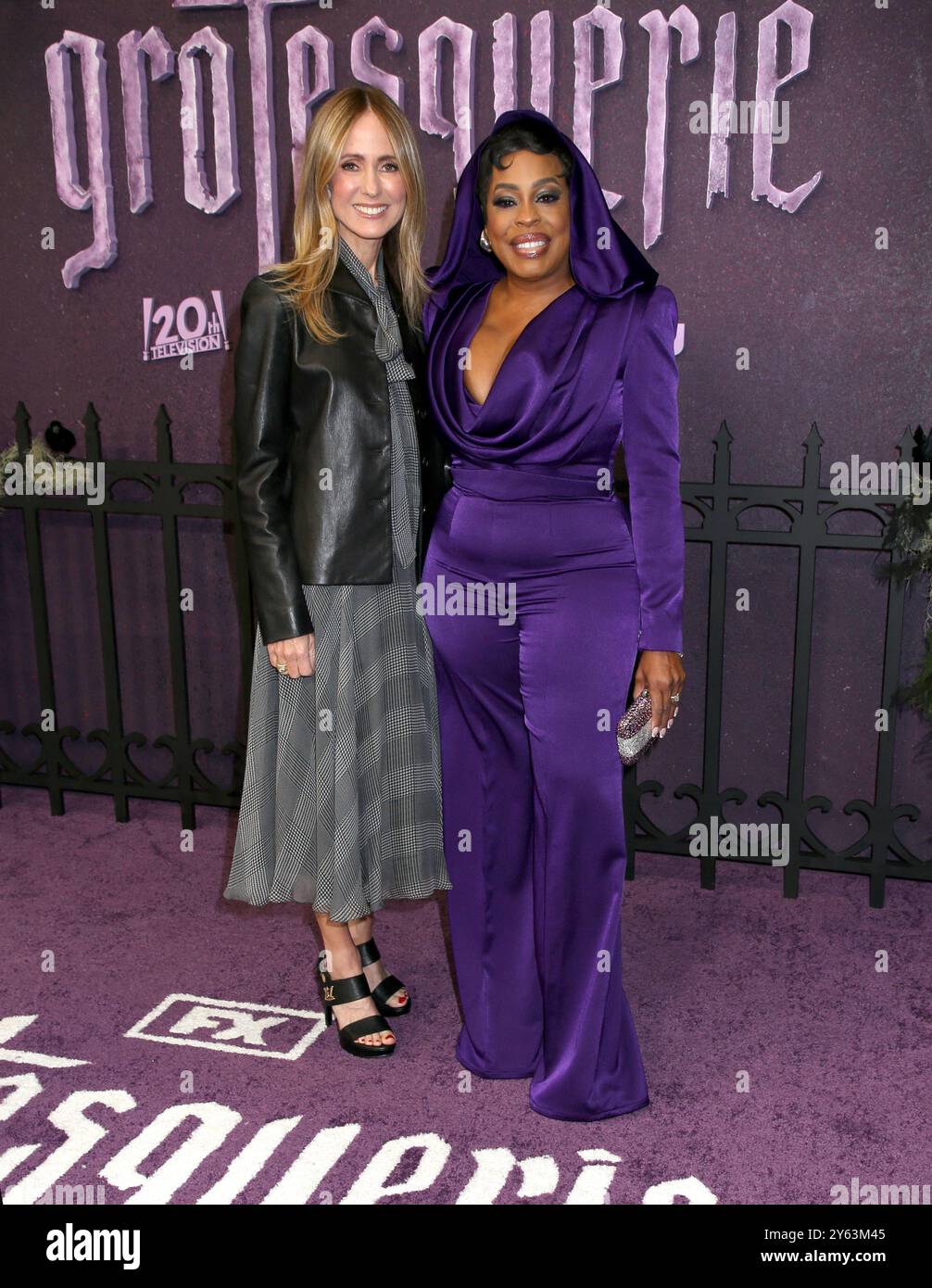 New York City, USA. 23rd Sep, 2024. Dana Walden and and Niecy Nash attending FX's 'Grotesquerie' Series Premiere held at Spring Studios on September 23, 2023 in New York City, NY © Steven Bergman/AFF-USA.COM Credit: AFF/Alamy Live News Stock Photo