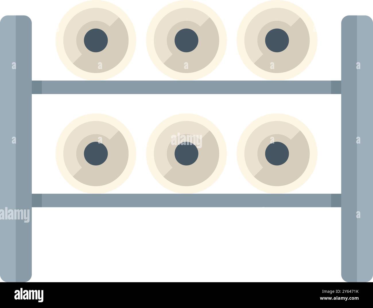 Bobbin rack Stock Vector Images - Alamy