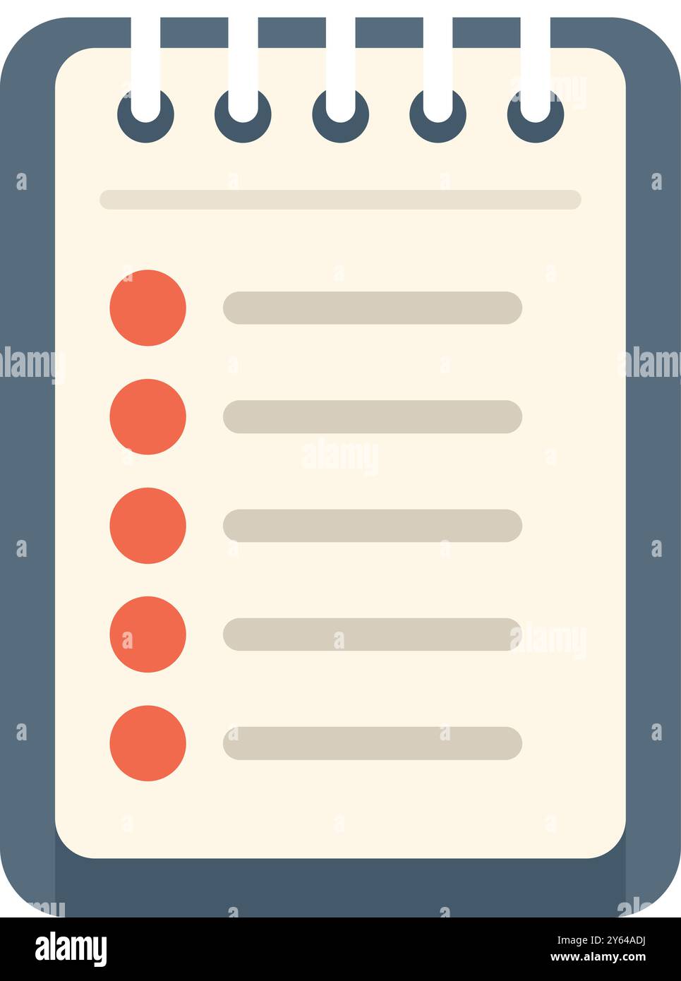 Notepad showing check marks for test, exam, quiz, checklist, or survey ...