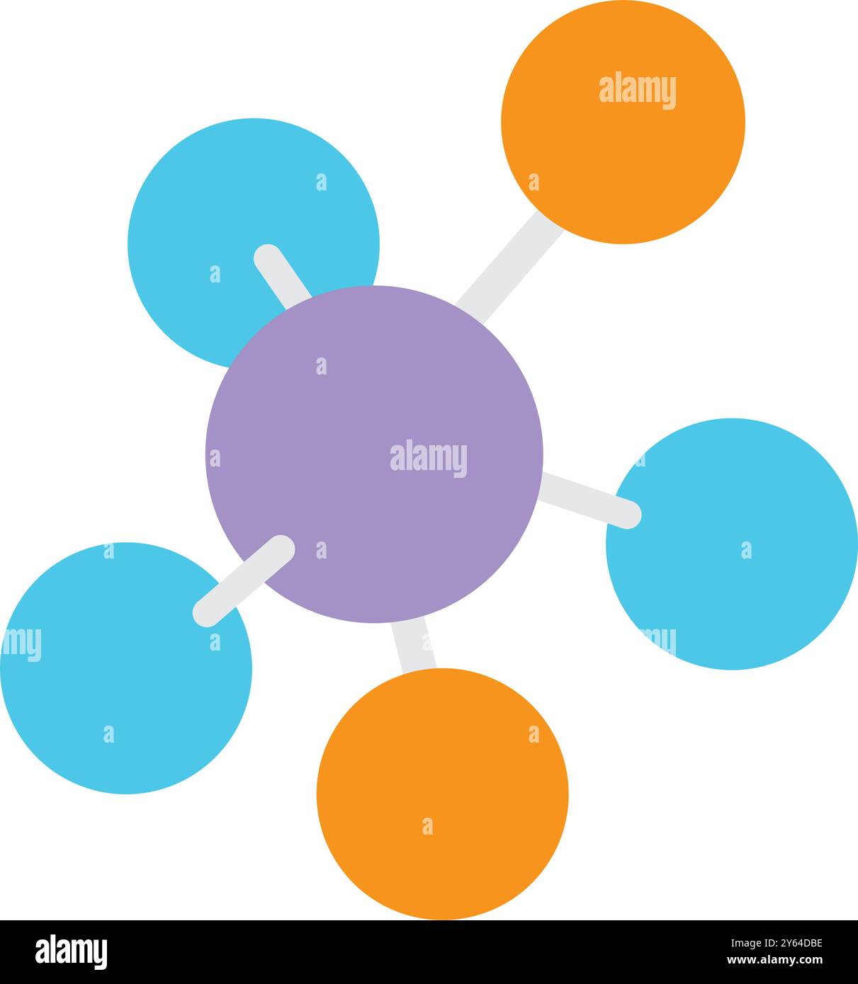 Chemical structure icon, vector design of topology Stock Vector Image ...