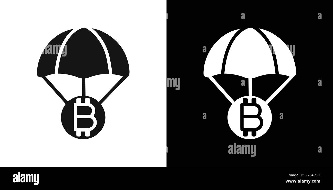 Airdrop icon Black and White Stock Photos & Images - Alamy