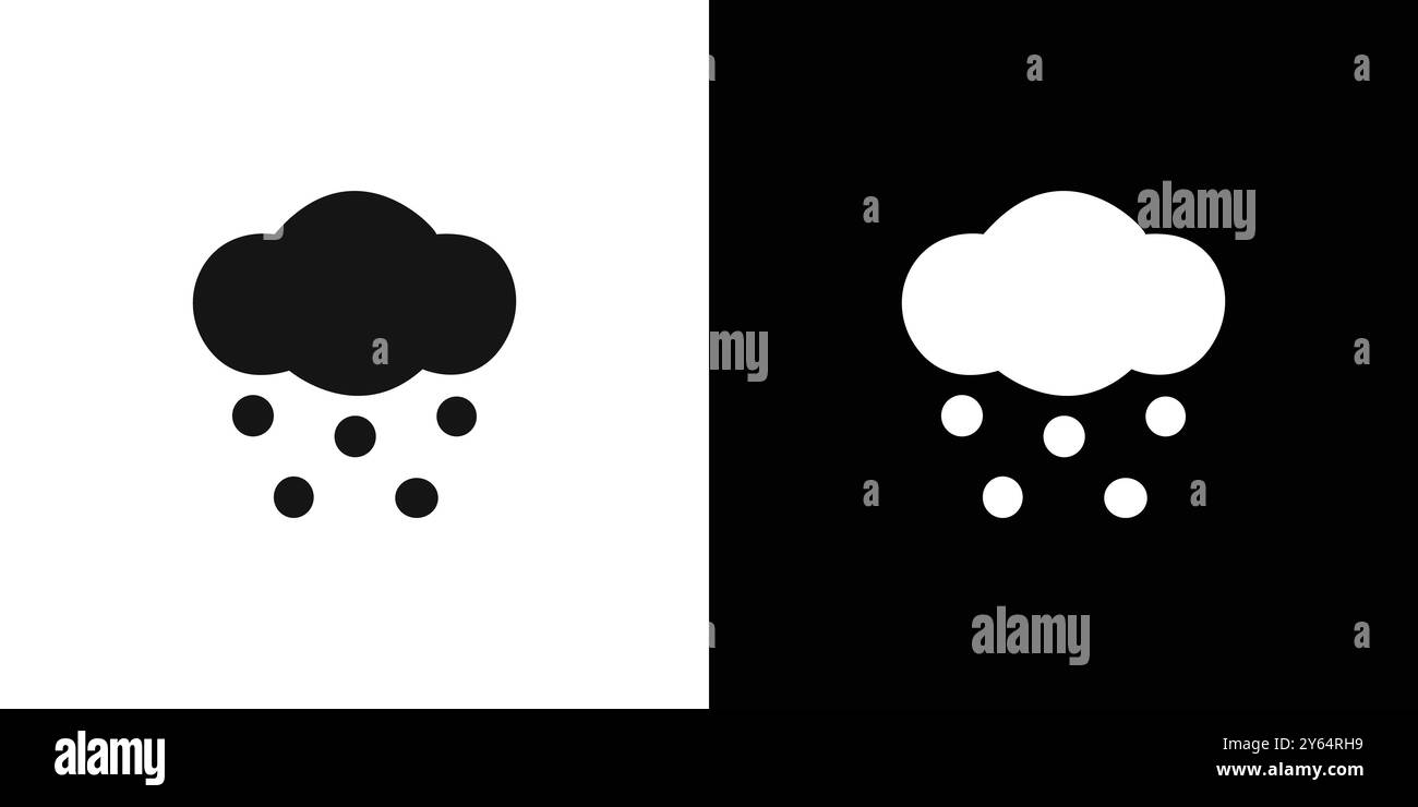 Hail icon linear vector graphics sign or symbol set for web app ui Stock Vector