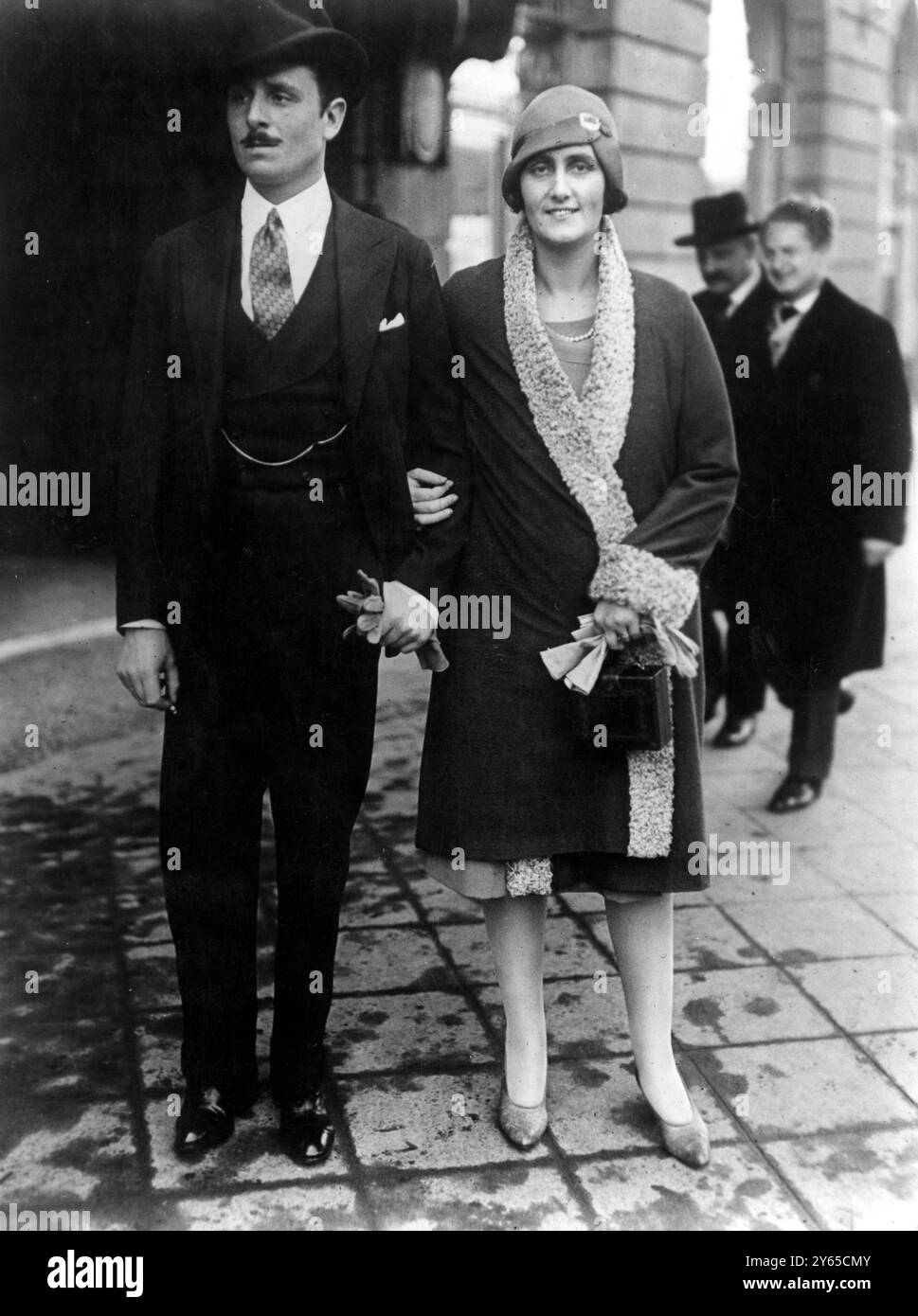 Mr Oswald Mosley , MP and Lady Mosley during their visit to Mr Oswald Mosley , MP and Lady Mosley during their visit to