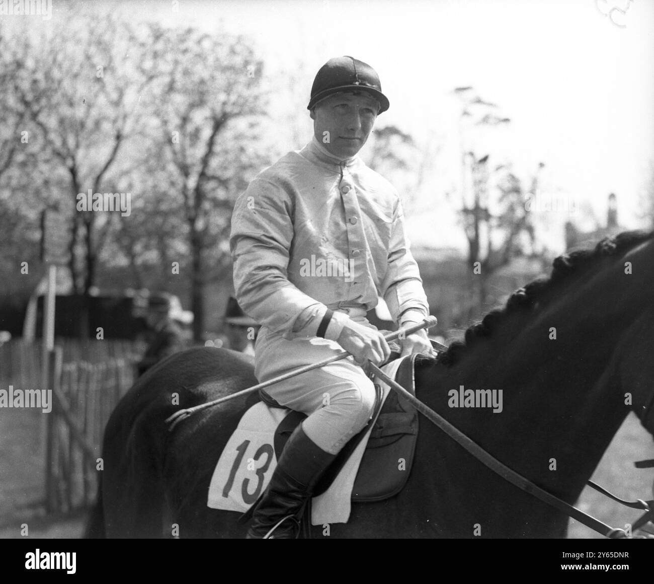 A new picture if Eph Smith , one of the most prominent figures on the English turf , and was at the beginning of this season , the leading jockey . Smith , who won the 1939 Derby on Blue Peter , is now retained by the trainer Jack Jarvis 25 May 1947 Stock Photo