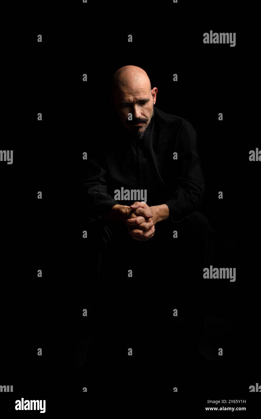 News health bald hi-res stock photography and images - Alamy