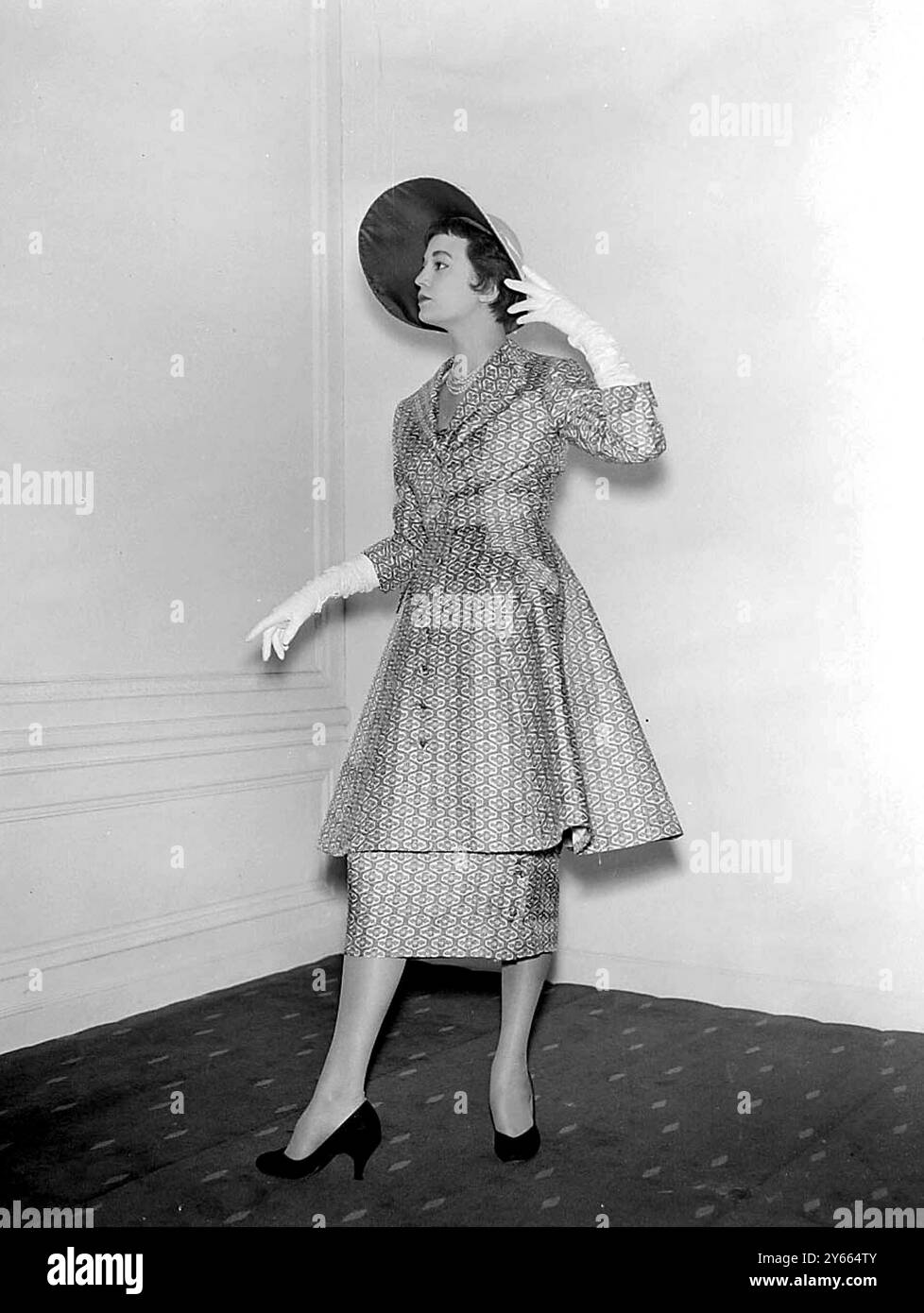 ann margaret green dress Long Lace A-Line Formal Dress with Long-Sleeve Jacket Black / 6 main image 0