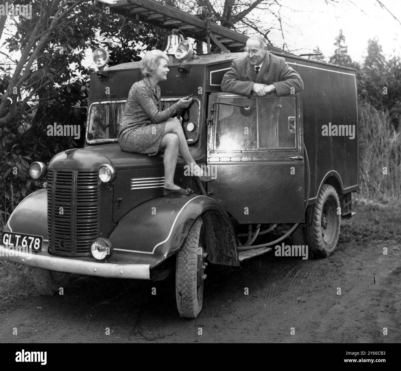 Man with his own fire engine Volunteer fireman Mr Alexander Hunt of ...