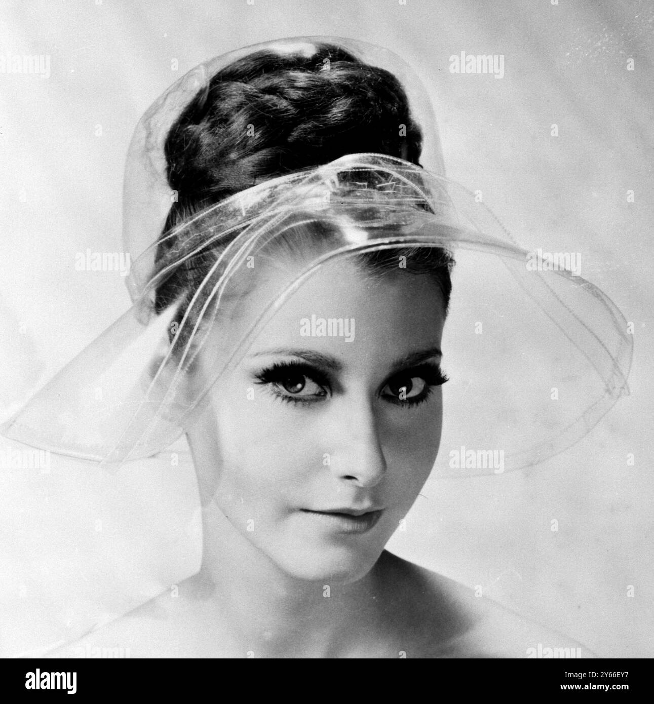 Hairstyle 1966 Black and White Stock