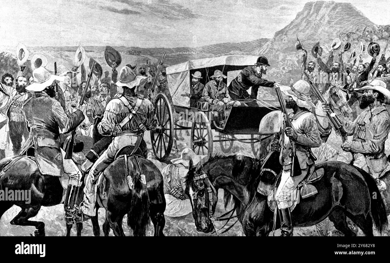 Peace Scheme The Peace Negotiations: Scenes of the Boer Peace Settlement in 1881 ...