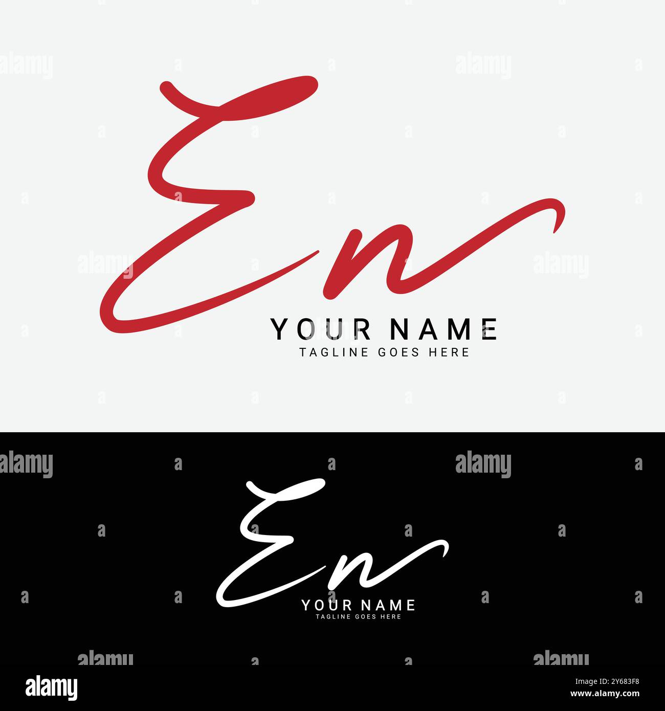 Initial en logo hi-res stock photography and images - Alamy