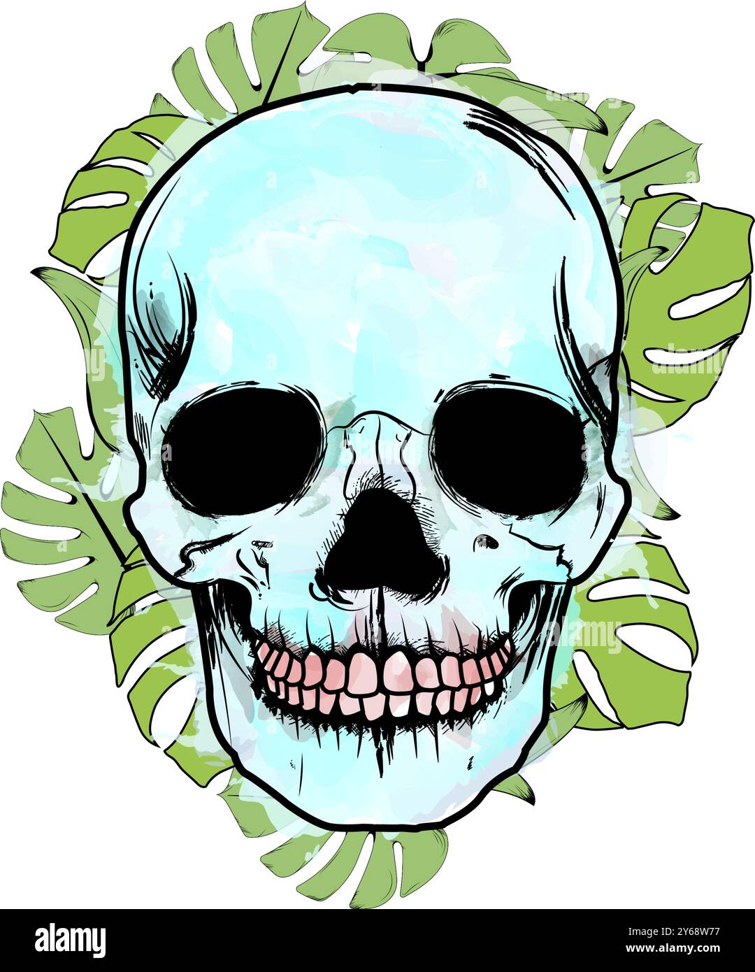 skull vector illustrated Stock Vector Image & Art - Alamy