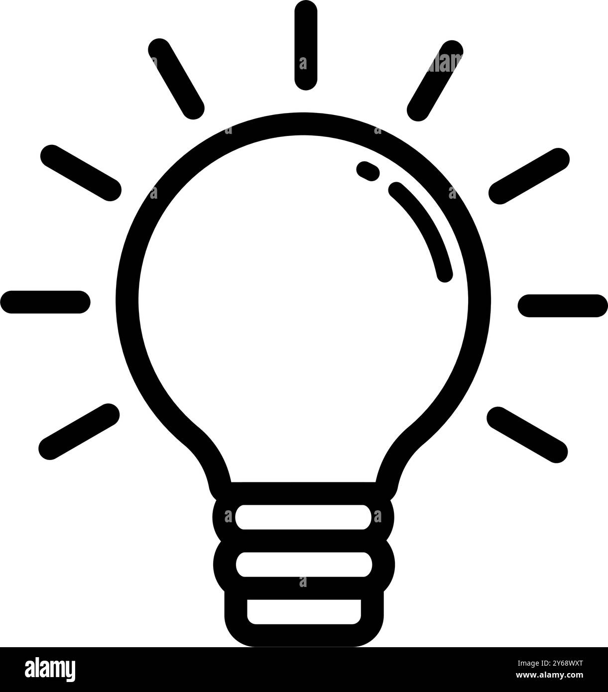 light bulb - vector icon Stock Vector Image & Art - Alamy