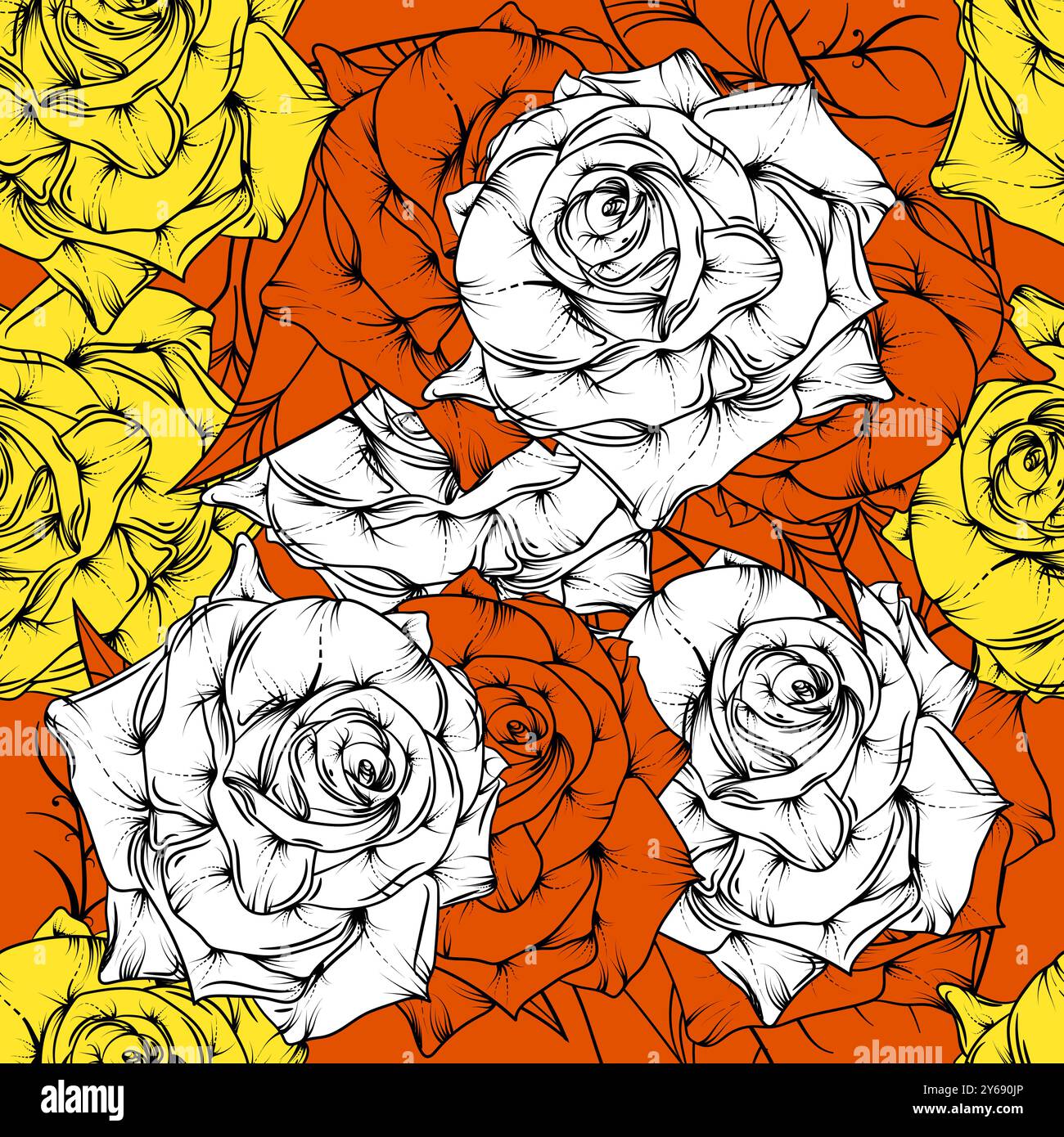Abstract flower vector vectors hi-res stock photography and images - Alamy