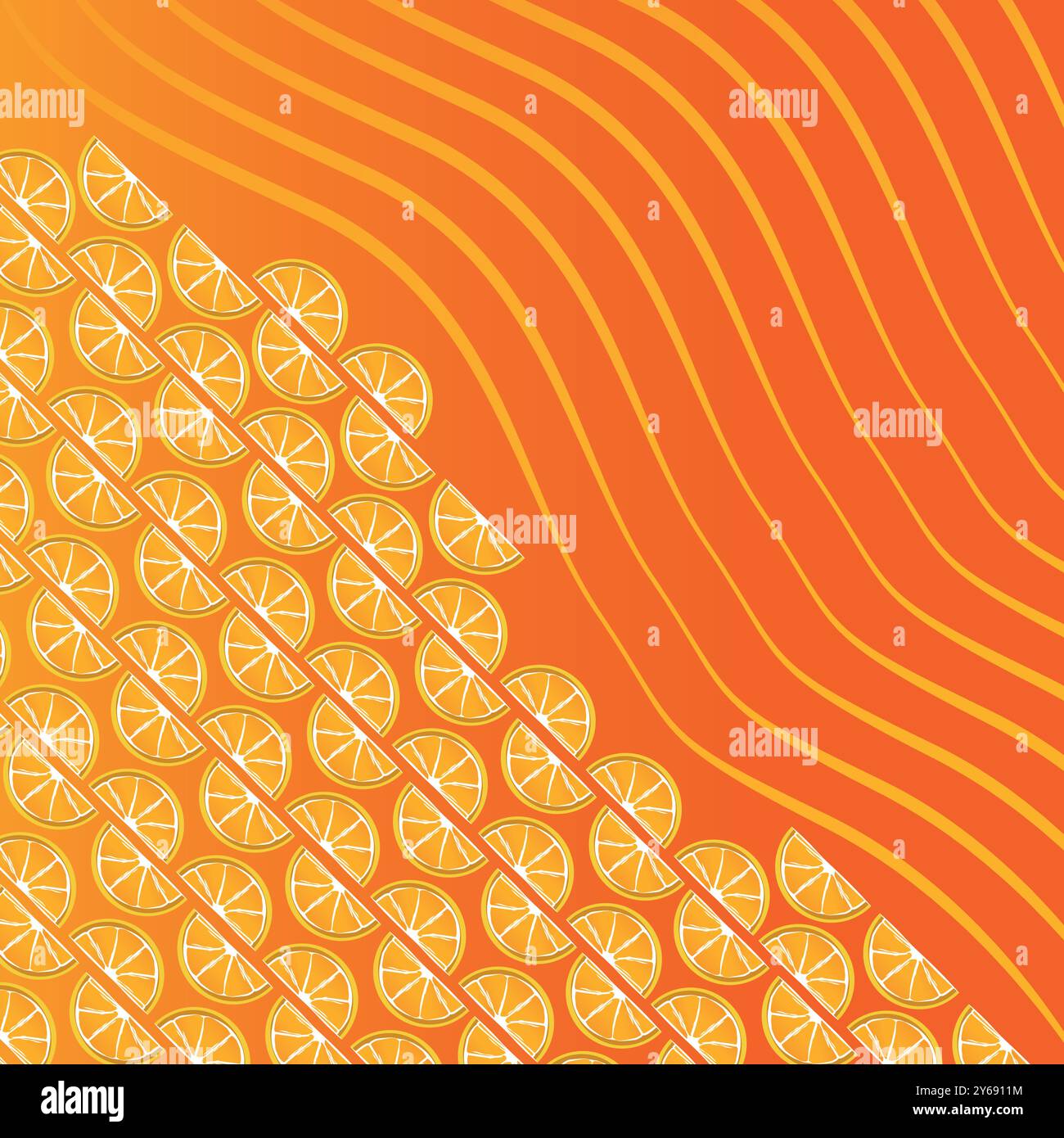 orange lemon background pattern Stock Vector Image & Art - Alamy