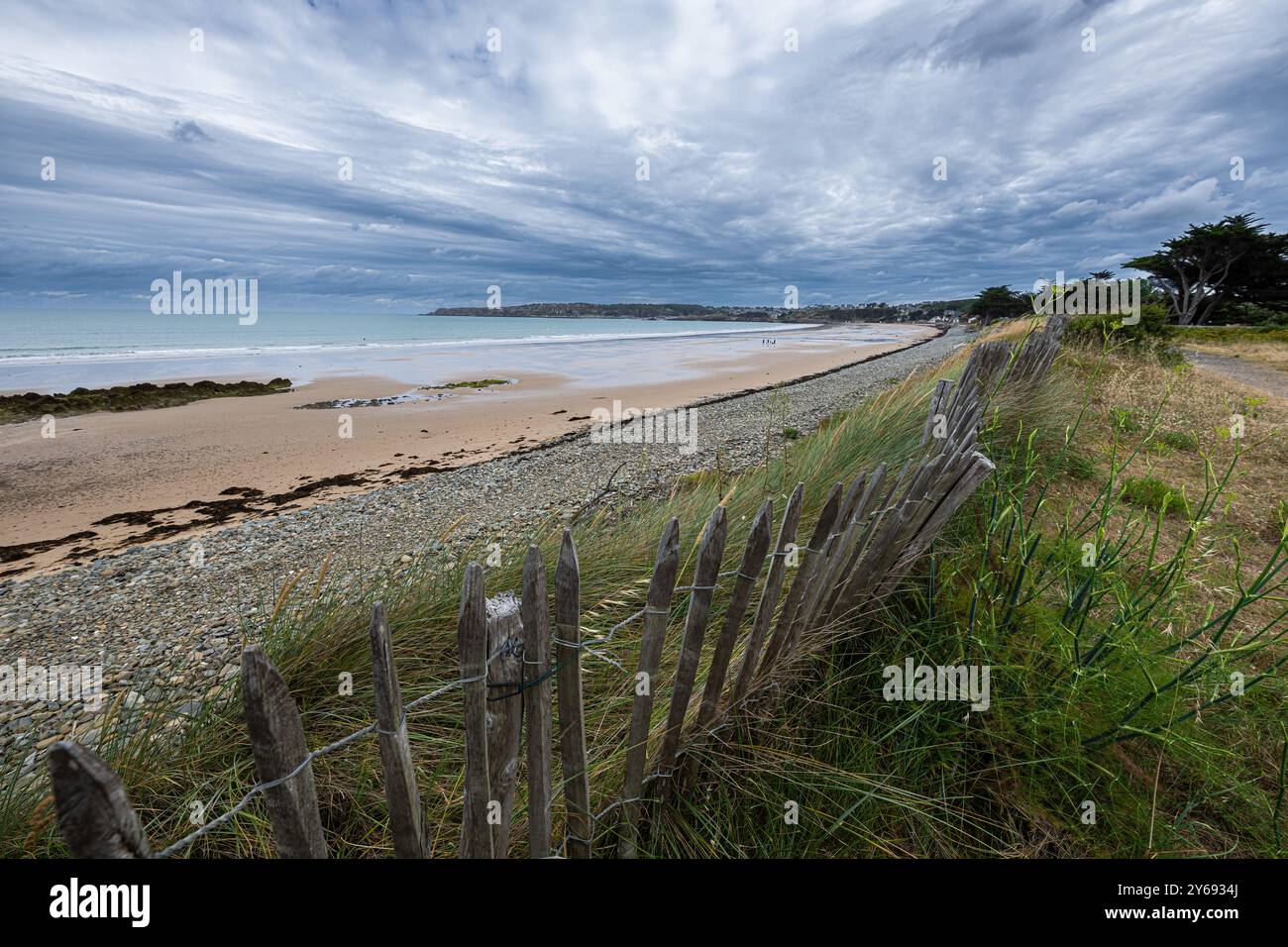 Plage de Caroual in Brittany, France Stock Photo - Alamy