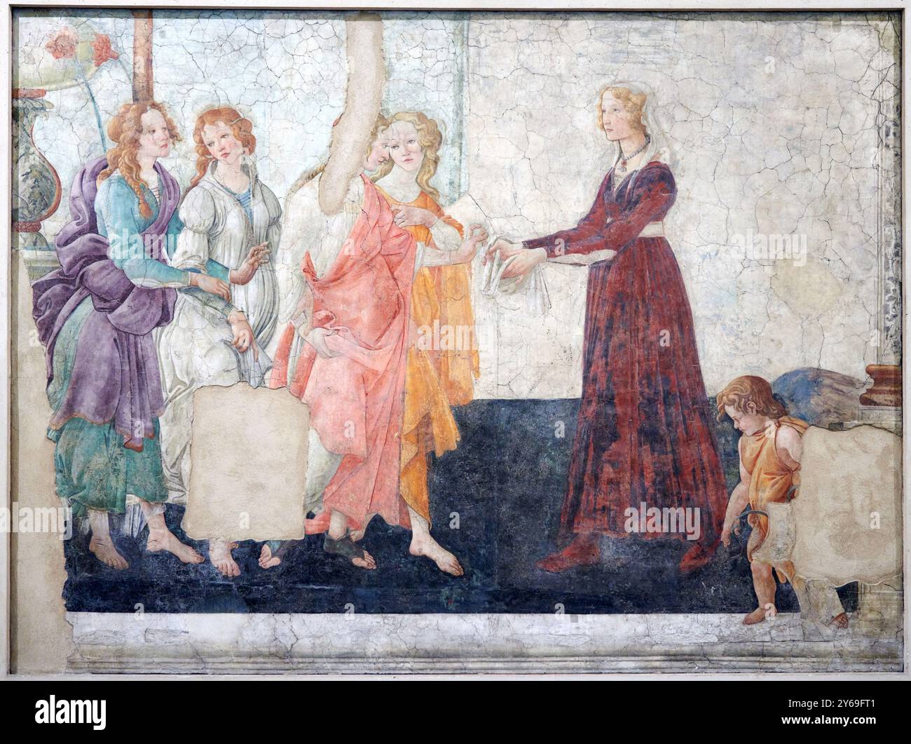 The three graces at louvre museum hi-res stock photography and