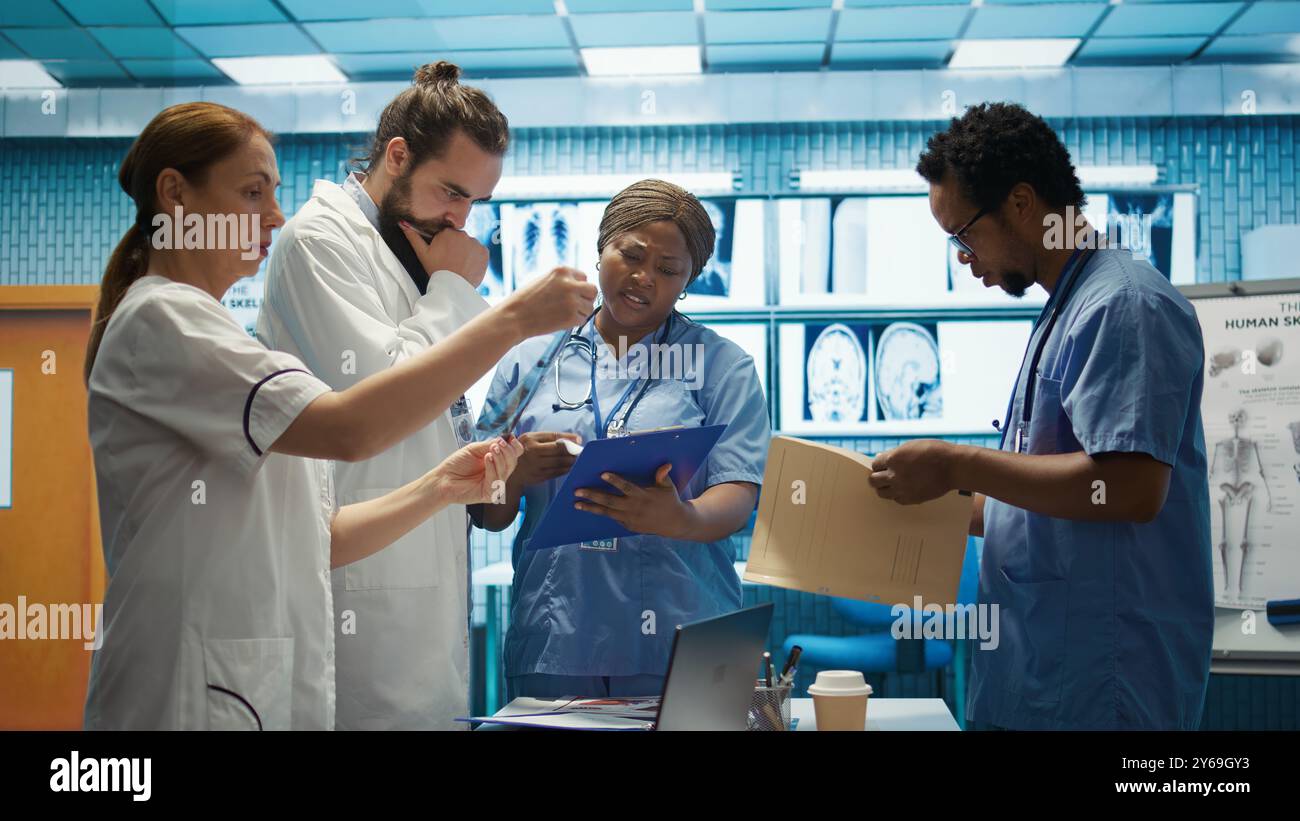 Radiologists review human anatomy hi-res stock photography and images ...