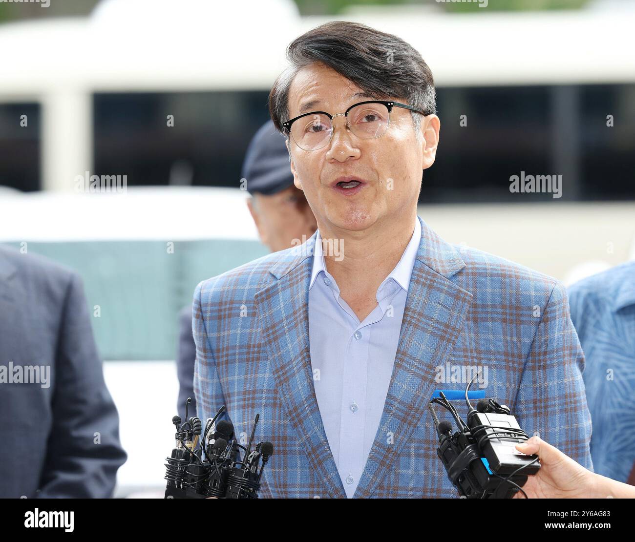 25th Sep, 2024. Pastor at police Korean American pastor Choi Jae 