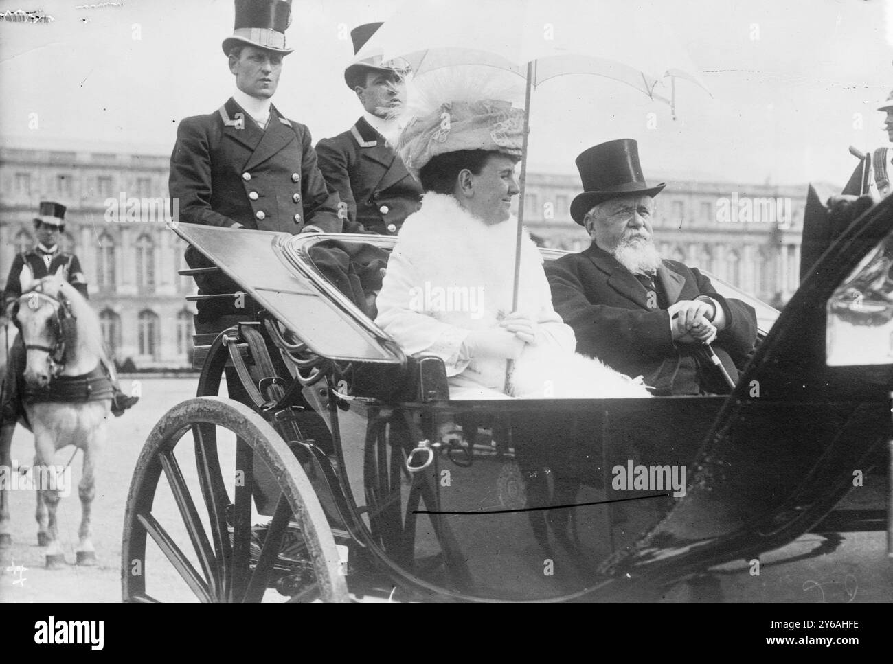 Photo Ancienne Roubaix 1911 - Défilé Vétérans 1870 - Président Fallières - Tirage Argentique