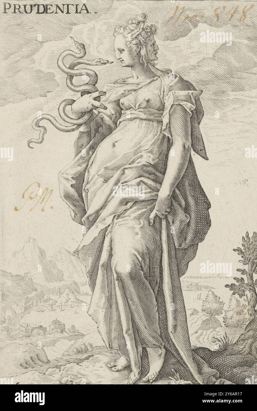 Prudence Book Snake Prudence (Prudentia), Prudentia (title on object), Prudence personified ...