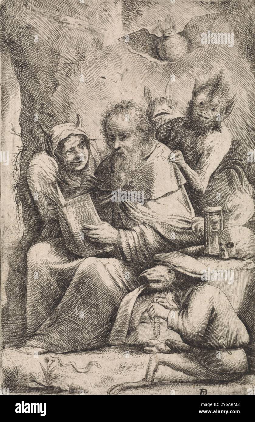 Evil woman engraving hi-res stock photography and images - Alamy
