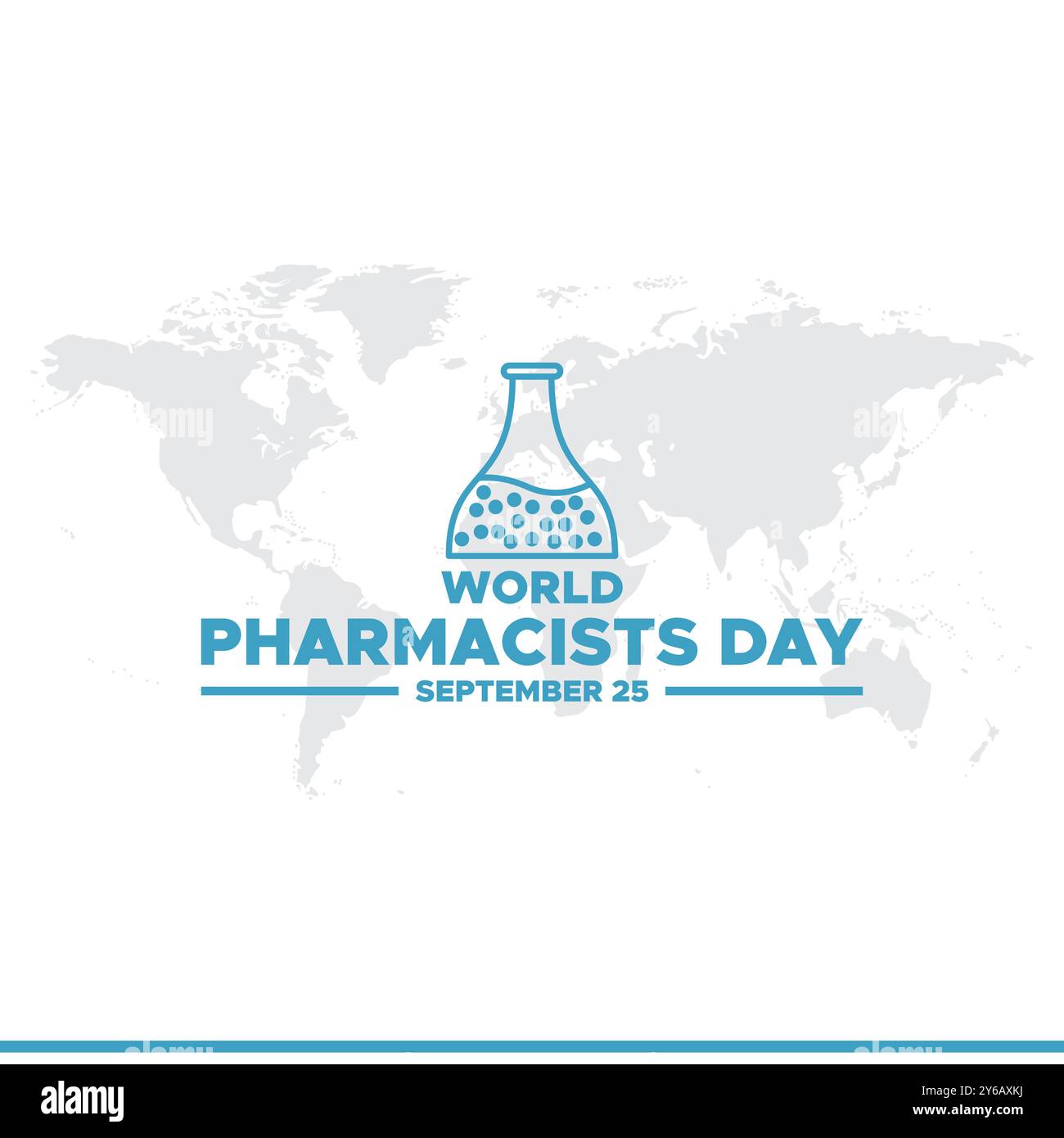 World Pharmacists day,  25 September, banner, ads, post design, vector illustration, stock image, eps file. World Pharmacists day social media design. Stock Vector