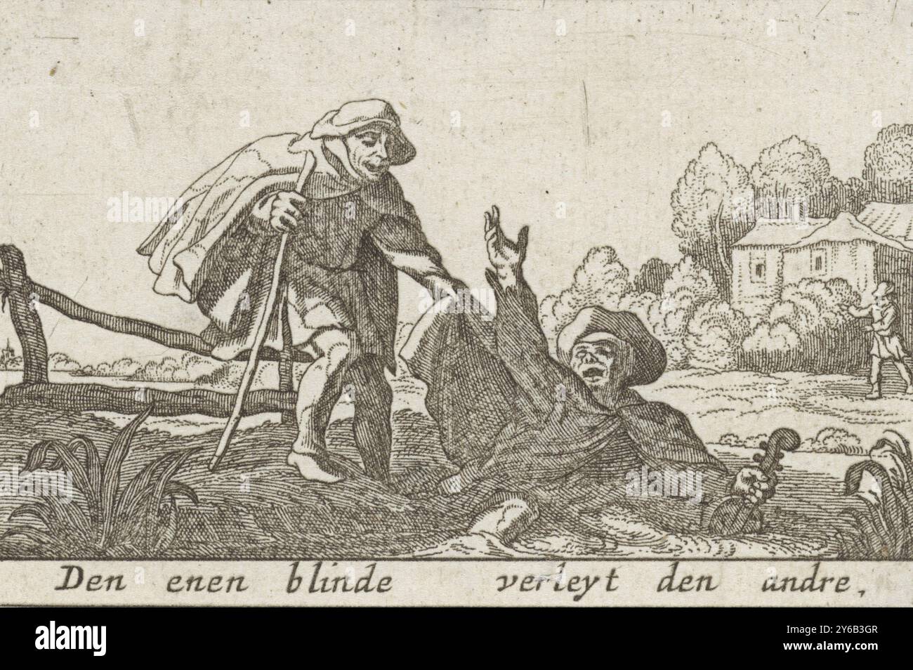 The Blind Who Leads The Blind The One Blind Man Verleyt The Other The blind who leads the blind the one blind man verleyt the other