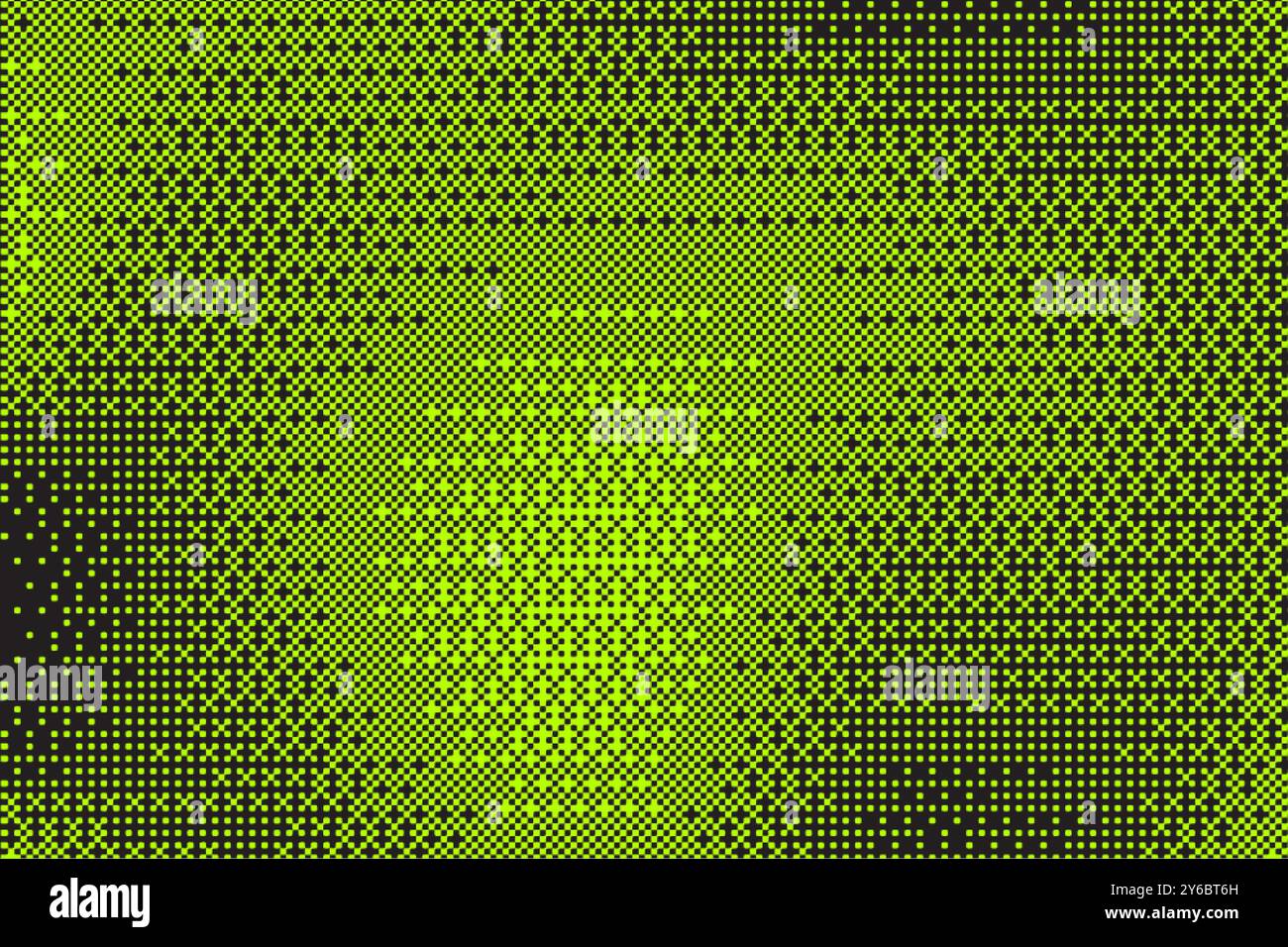Pixel pattern background with bitmap game texture. Dotted dither vector green and black gradient bg. Abstract geometric noisy screen tone. Retro Stock Vector