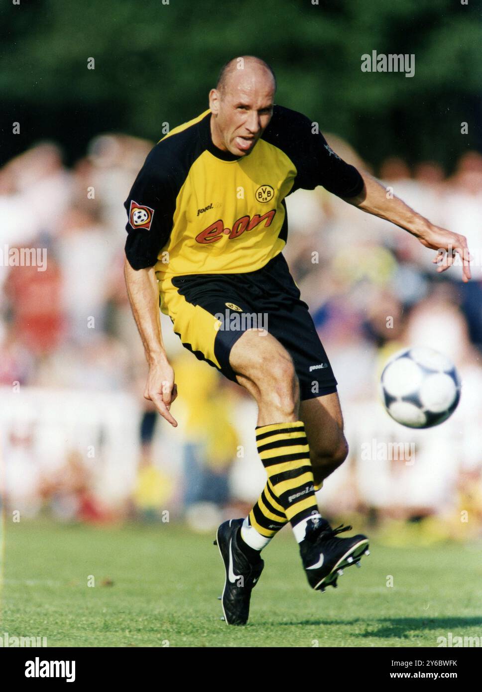Maillot Borussia Dortmund 2000s - Jan Koller #9, Taille S, Manches Longues