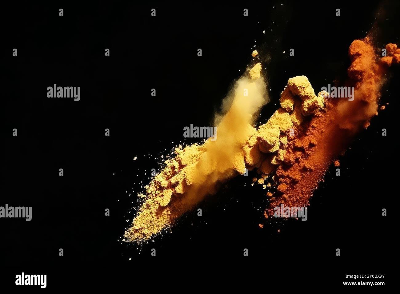 Elegant abstract powder texture on a dark background for artistic and ...