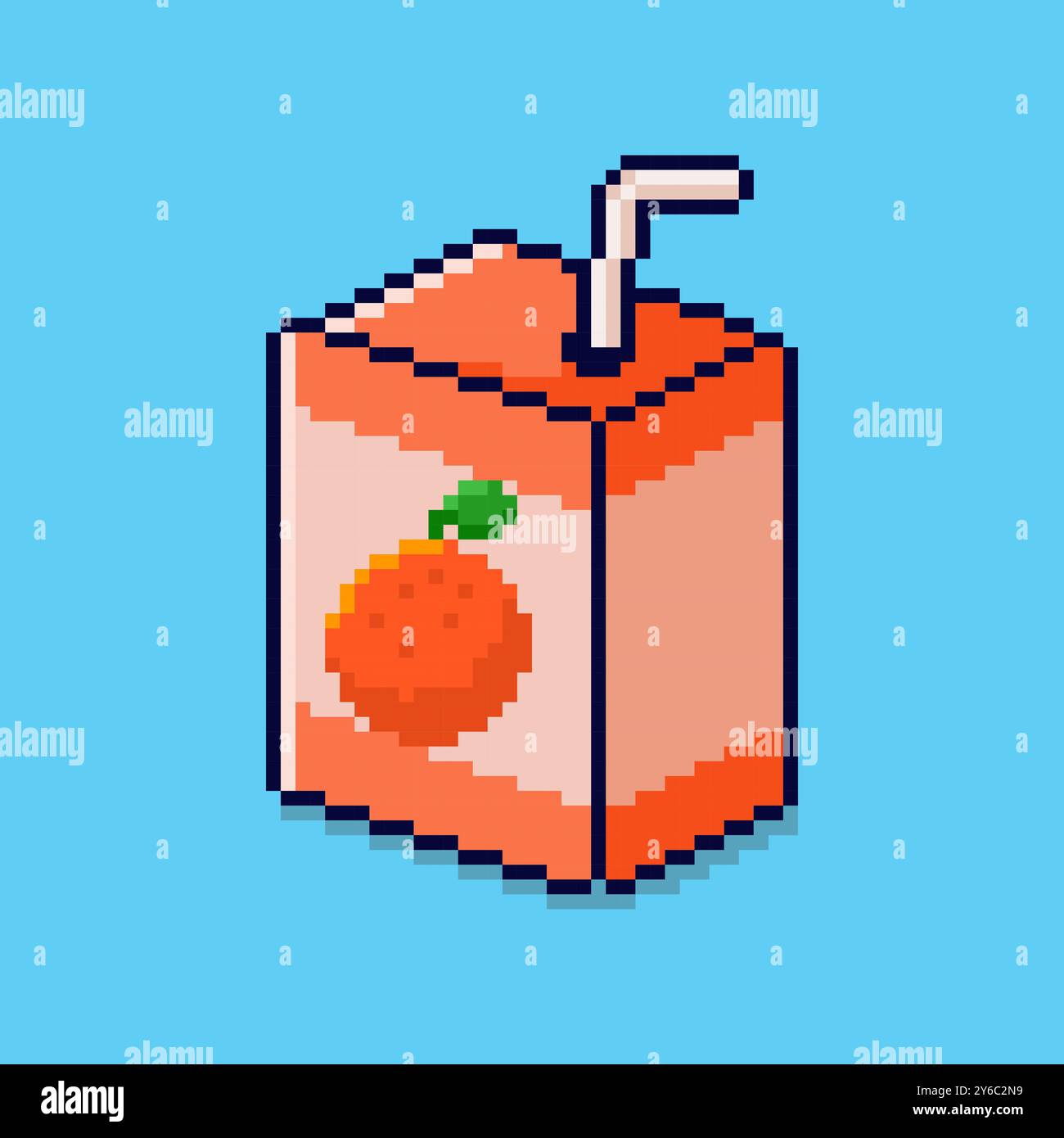Pixel Art Orange Juice Box Game Asset Design Stock Vector Image Art pixel-art-orange-juice-box-game-asset-design-stock-vector-image-art