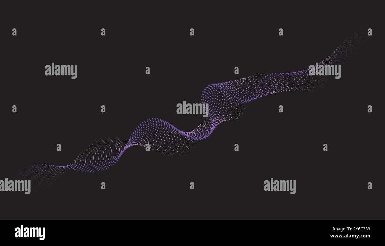 Abstract isometric 3d particle line graph Stock Vector