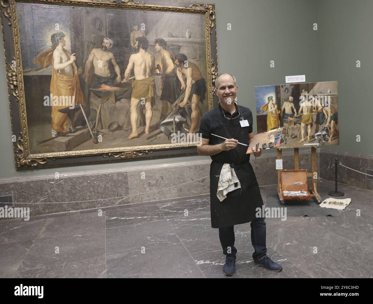Madrid, 09/16/2024. Interview with Fernando Vicente, copyist of ...