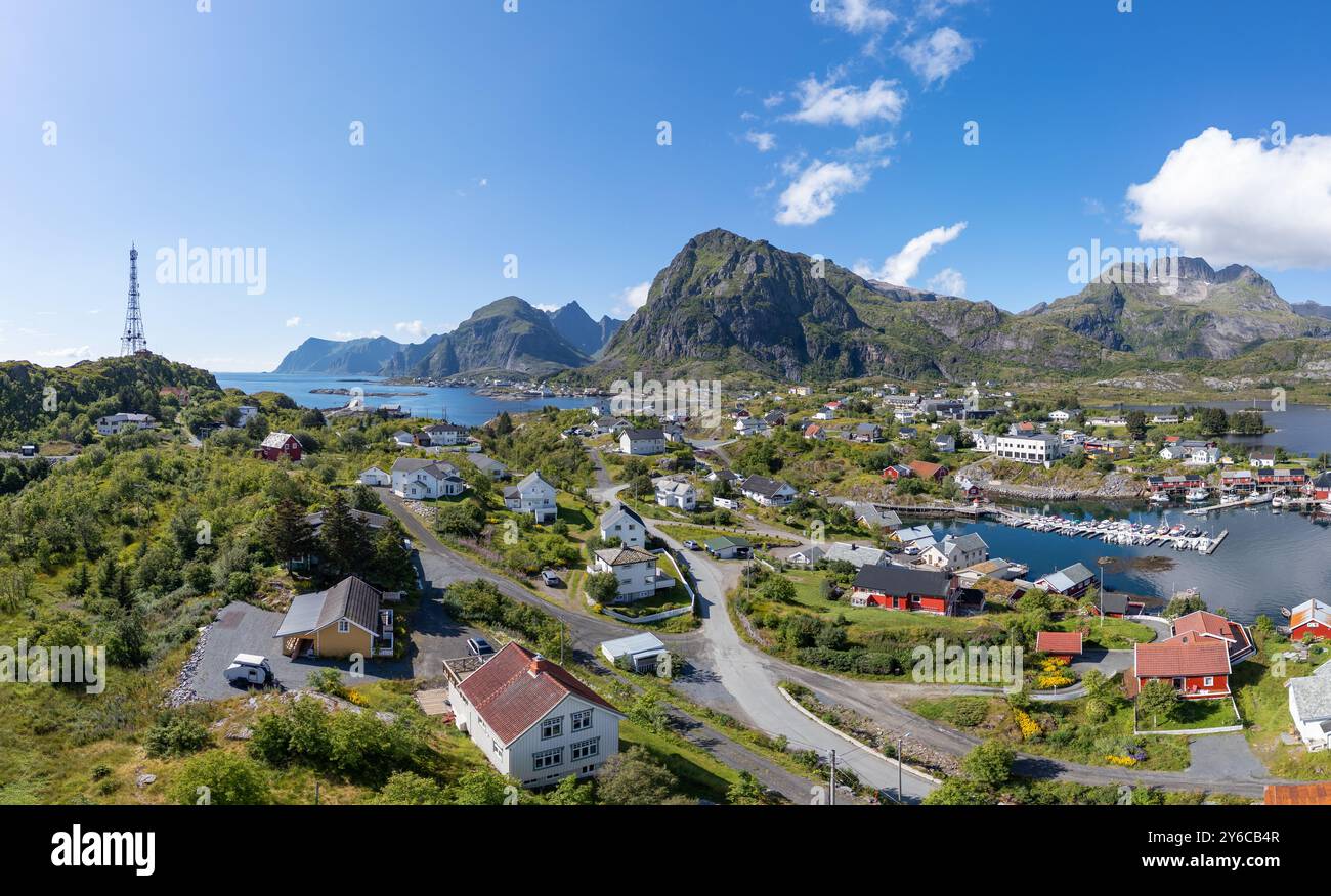 Lofoten aerial hi-res stock photography and images - Alamy