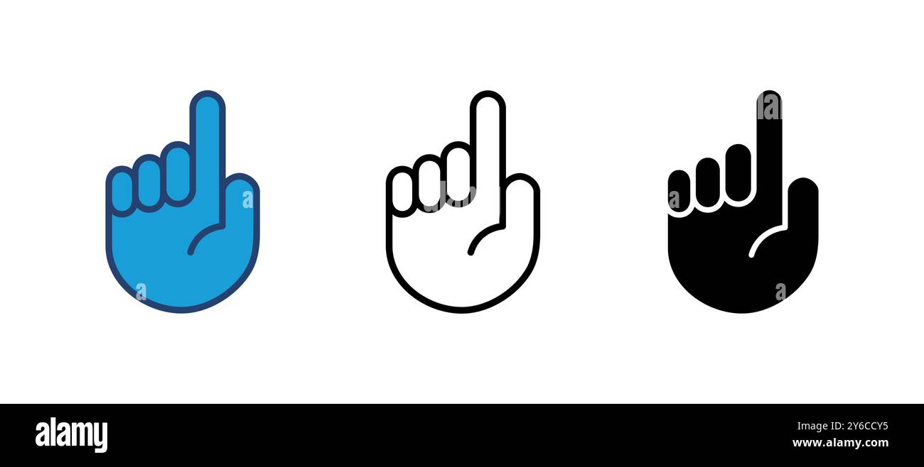 Hand cursor clicking help hi-res stock photography and images - Alamy