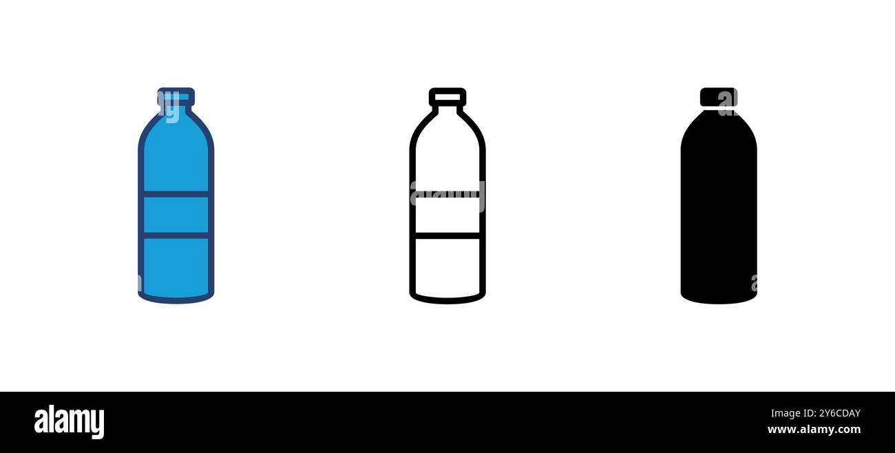 Bottle icon vector. bottle vector icon Stock Vector