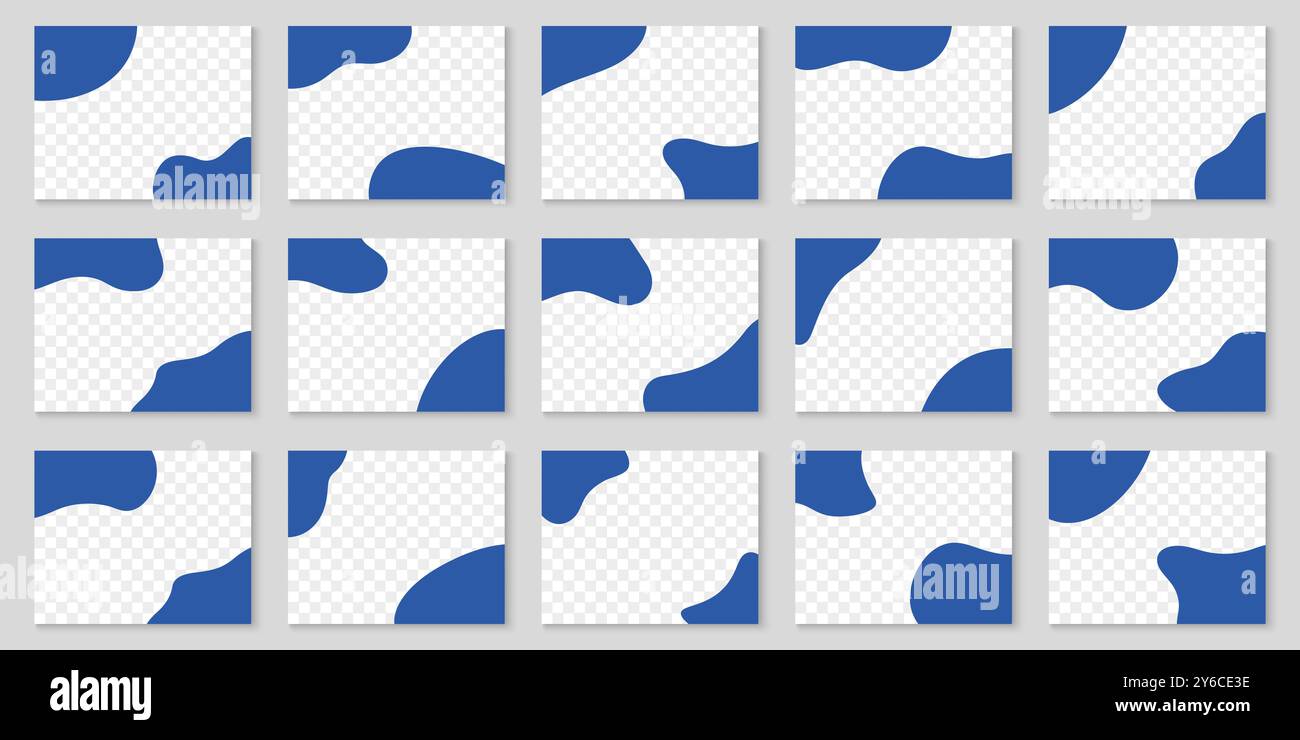 Divider Shape Collection for Websites. Abstract Top and Bottom Design ...