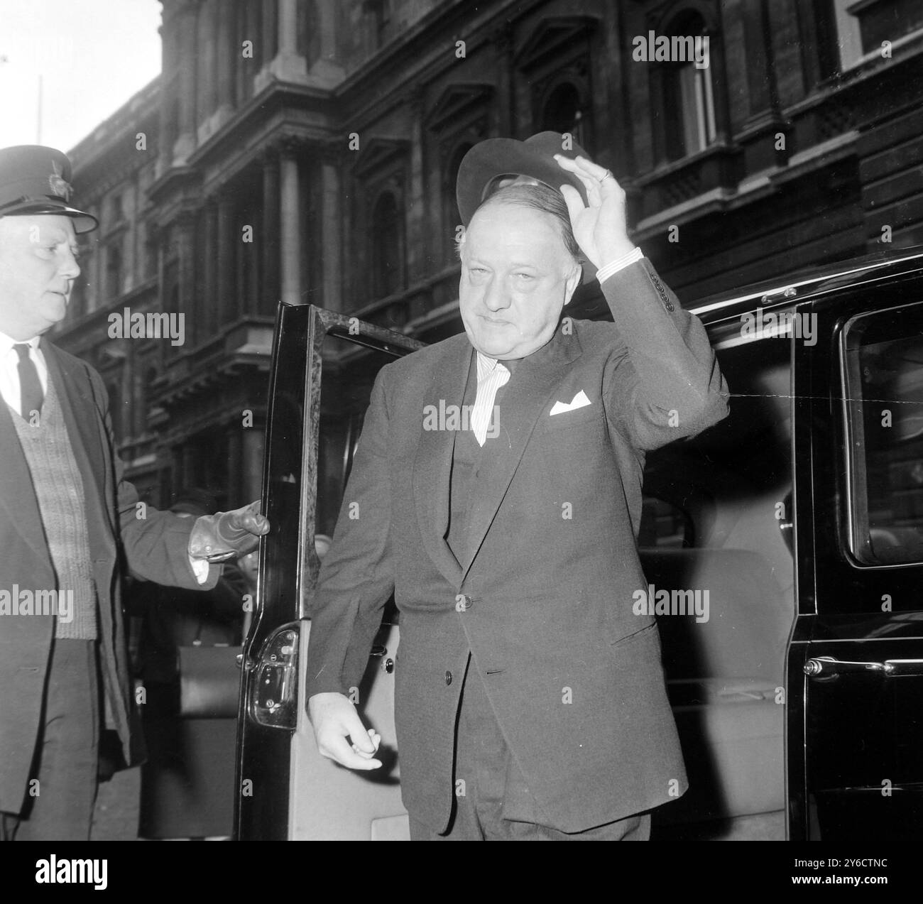 Ra Butler R A BUTLER AT NO 10 DOWNING STREET IN LONDON / ; 17 OCTOBER 1963 Stock ...