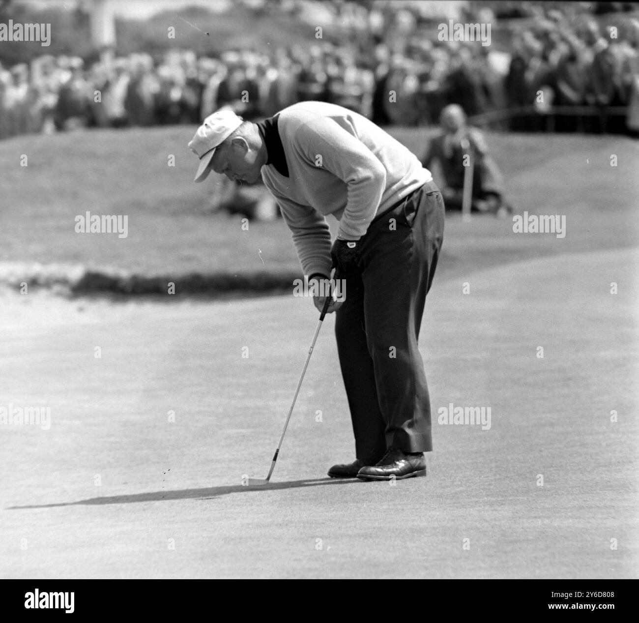 GOLF PLAYER JACK NICKLAUS IN ACTION IN OPEN CHAMPIONSHIPS IN LYTHAM ST ...