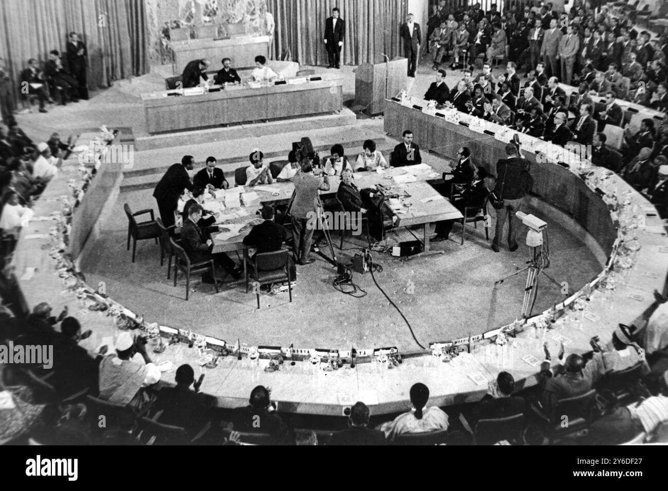 African Conference In Addis Ababa Ethiopia 24 May 1963 Stock Photo
